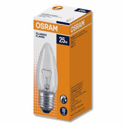 PACK DE 5 FOCOs FLAMA PERLA F15 40W 125V E26 OSRAM