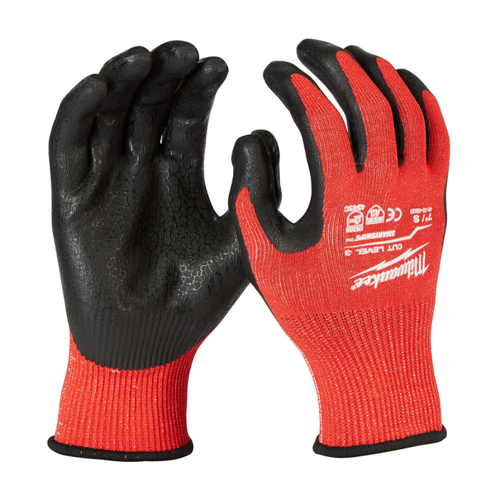 GUANTES PARA CORTE NIVEL 3 DE NITRILO TALLA S MILWAUKEE