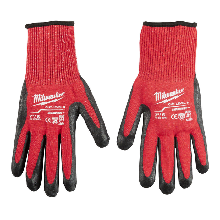 GUANTES PARA CORTE NIVEL 3 DE NITRILO TALLA S MILWAUKEE