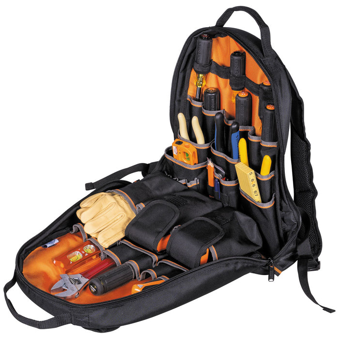 MOCHILA PARA HERRAMIENTAS TRADESMAN PRO DE 44.5 CM NEGRA KLEIN TOOLS