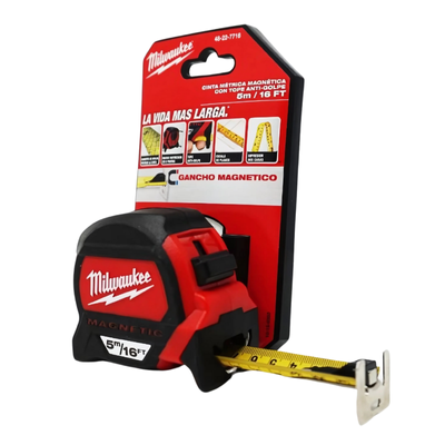 FLEXOMETRO MAGNETICO 8MT MILWAUKEE