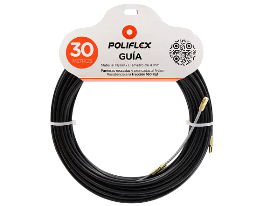 GUIAFLEX DE 30 mts. 4mm NYLON POLIFLEX