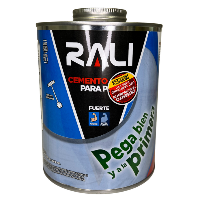 CEMENTO PARA PVC TRANSPARENTE DE 948ML. RALI