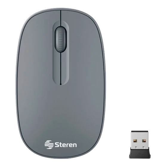 Mouse inalámbrico 1 200 DPI, gris Steren