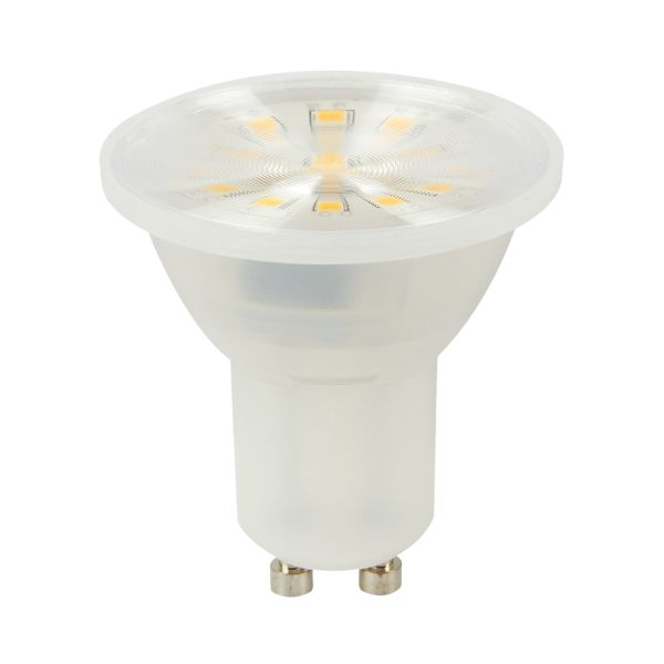 PACK DE 3 FOCOS GU10 LEDS 3 W BLANCO CÁLIDO TECNOLITE